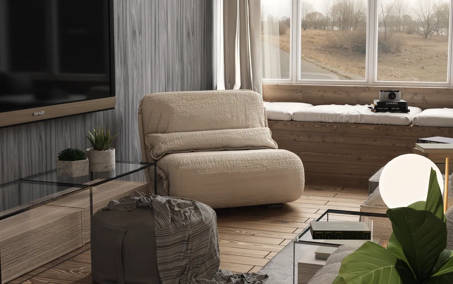 3D kitchen visualization for a Manchester apartment